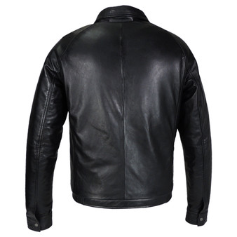 Dandy genuine Leather Men's Jacket with filler