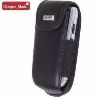 RIM (OEM) BlackBerry® Leather Case with Belt Clip - Black for