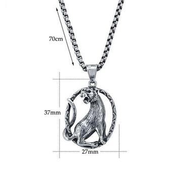 316L Stainless Steel Rock Pendant Necklaces