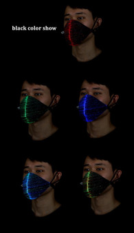 LED Light-Up Glow Mask -With 7 Color Glow Mode!