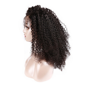 Afro Kinky Curly Lace Front Wig 8-24Inch Pre Plucked With Baby Hair Brazilian Human Hair For Black Women Free Shipping