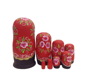 Painted 8 Pieces Matryoshka Nesting Dolls