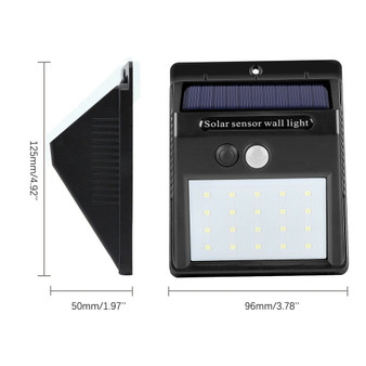 Waterproof 20 LED Solar Lights Motion Sensor Wall Light