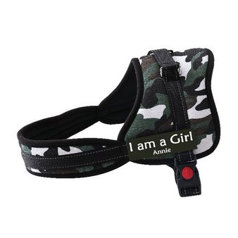 New Fashion Dog Name Harness Costumized Free Name Phone Number Medium Large Big Dog Pet Personalized Harness