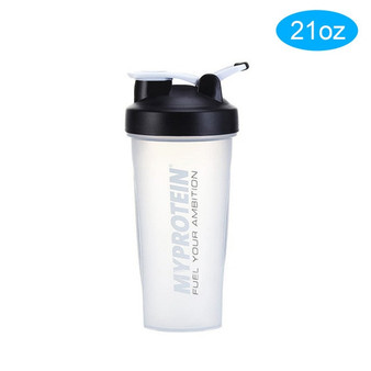 Shaker Bottle Fitness Sports Protein Mixer 21-ounce Leak Proof Sports Bottle Smoothies Bottles Supplements Shaker Bottle