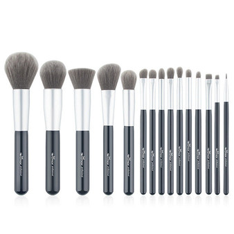 Professional makeup brush kits 15pcs soft eyebrow eyeliner foundation powder brushes