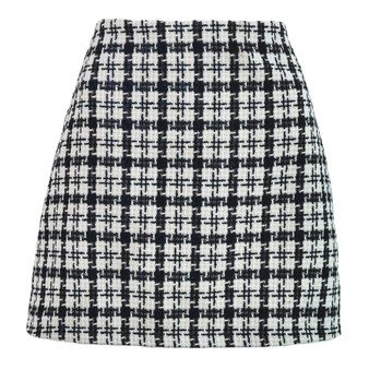 Plaid Women's Skirt A-line Slim High Waist Mini Skirt