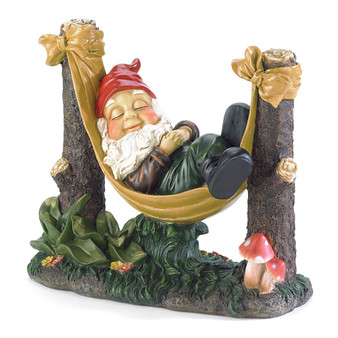 Slumbering Gnome Garden Statue Item
