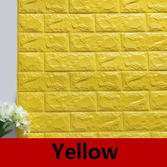 3D brick wallpaper wall stickers diy self adhesive foam waterproof living room home decor