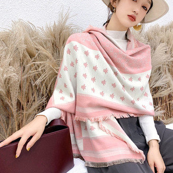 2020 Luxury Winter C Pattern Pashmina Shawls Scarf