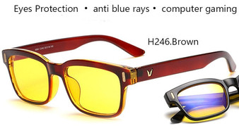 Blue light blocking eye protection glasses for digital devices