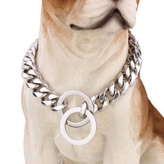 Buy 1 Get 1 Free! Thick Gold Chain Pets Safety Collar (Adjustable Length)