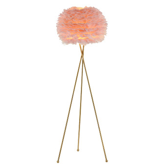 Boho Feather Tripod Floor Lamp