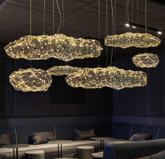 Pilvi - Modern Art Deco Star Light Dotted Cloud Lamps