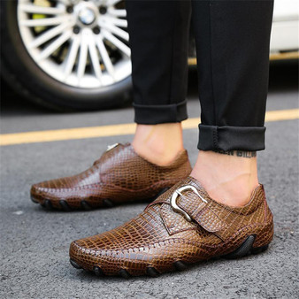 Killer Croc Genuine Leather Driving Loafers
