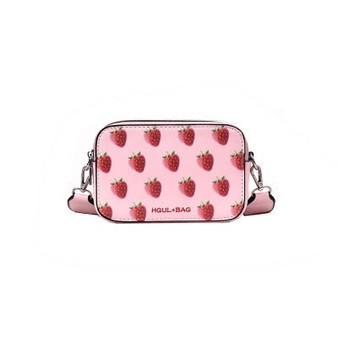 LITTHING  Fruit Avocado Handbag Small Box Shape Shoulder Bag Strawberry Crossbody Bag Watermelon Bag Fashion Messenger Bag
