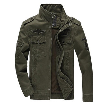 Jean military jacket for men army soldier cotton air force one male clothing spring autumn