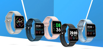 Touch Fitness Smart Watch Digital Blood Pressure Clock