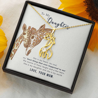 Daughter's Giraffe Necklace