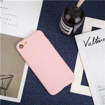 Luxury Thin Soft Color Phone Case