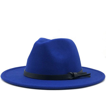 Ribbon Elegant Panama Fedora Hat