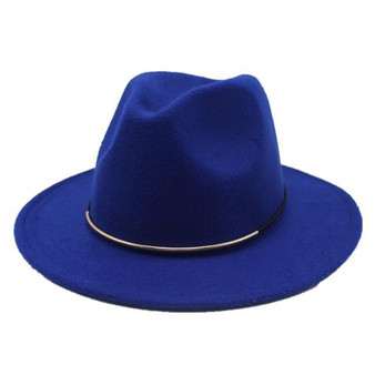 Classic Metal Ring Fedora Hat