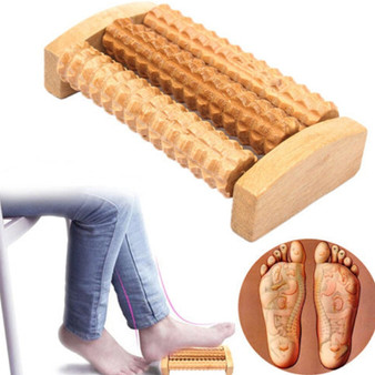 Hot Heath Therapy Foot Massage Wood Roller Relaxation Tool