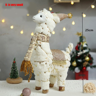 Santa Claus Snowman Alpaca Elk Christmas Decorations