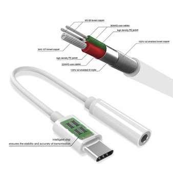 USB Type C  to 3.5 mm Jack Audio Adapter