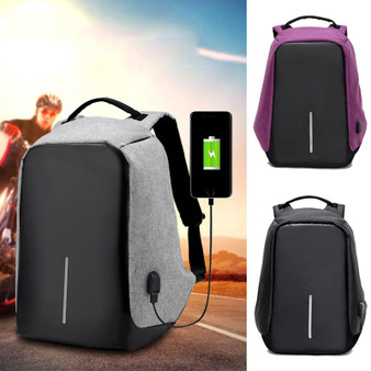 Anti-theft Backpack With USB Charge Port