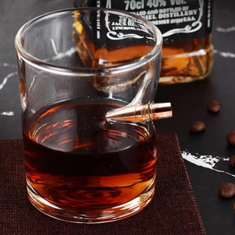 Creative Bullet hand-blown Whisky/Wine Glass Cup