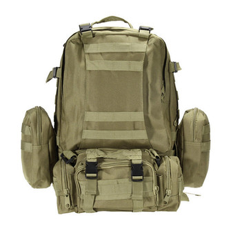 55L Large Camping Backpack Military Tactical bag Outdoor Hiking Hunting Sports