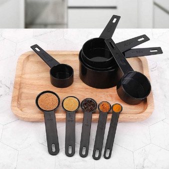 WALFOS 5/10PCS Kitchen Scales Measuring Cup And Spoon Coffee Sugar Scoop Measuring Cup Cooking Tool Baking Accessories