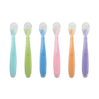 Baby Soft Silicone Spoon Children Food Baby Feeding Tools