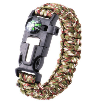 Whistle Buckle Paracord Bracelet