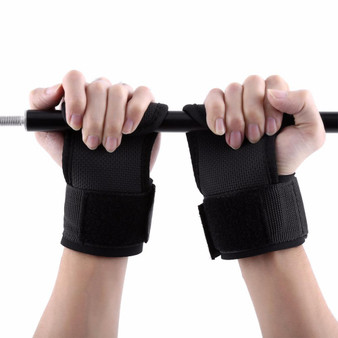 Weight Lifting Gym Hand Grips Palm Padded Gloves 6mm