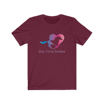 Women's T-Shirt - Yes I love horses