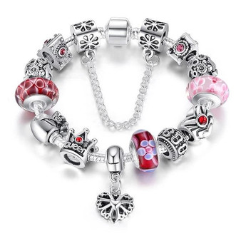 Assorted Beads Charms Bracelet