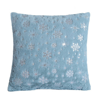 Decorative Shiny Snowflake Cushion Throw  Pillow Case Home Decor 45x45cm