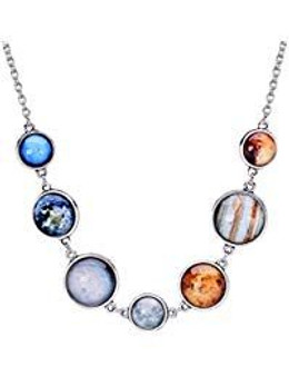 Moon Necklace Double-sided Planet Handmade Sun Moon Necklace or Bracelet