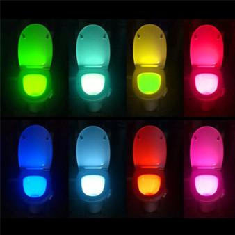 8 Color Toilet light