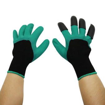 Garden Genie Gloves with Plastic Claws for Digging Planting Gardening Work Glove Household Greenhouse tools