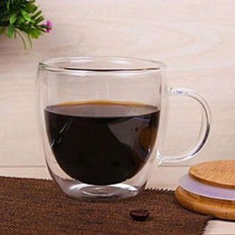Elegant Double Wall Glass Coffee Cup