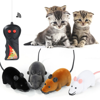 Wireless Remote-controlled Toy Mouse for Cat