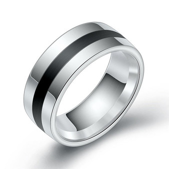 ZORCVENS 316L High Quality Men Titanium Stainless Ring
