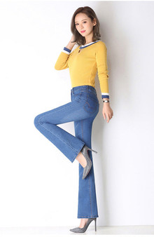 Women's High Quality Fashion Casual Jeans Slim Jeans