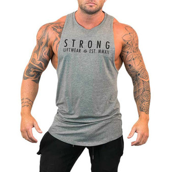 Mens Fitness Activewear Tops T-Shirt Gym Bodybuilding Muscle Tee Vest