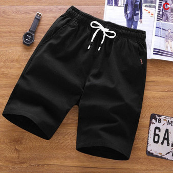 Casual Loose Cropped Trousers Sports Shorts Loose Knit Straight