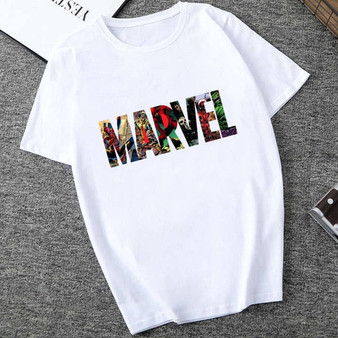 Men's T-shirts Fashion Marvel Avengers Print Hipster Funny