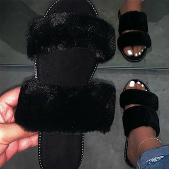 Hot Girl Fur Sandals